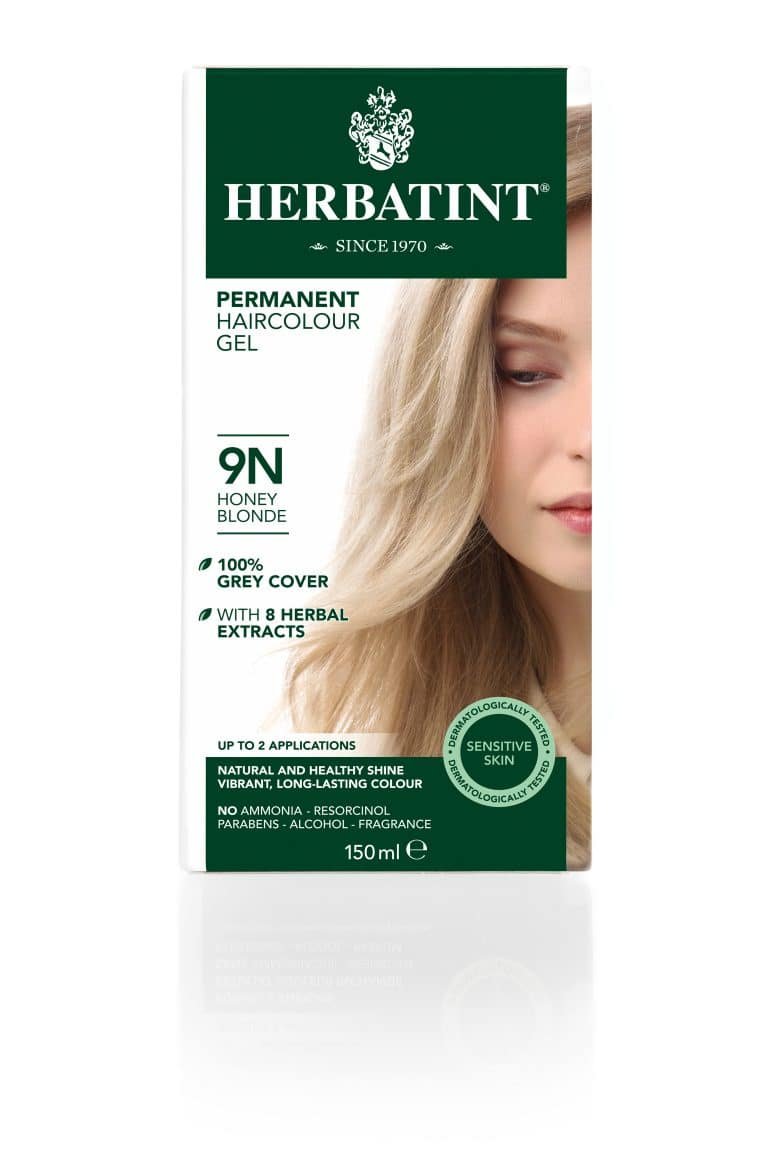 Matu krāsa Herbatint 9N Honey Blonde / Medus blonda, matu krāsa bez amonjaka, Matu krāsa sirmiem matiem.