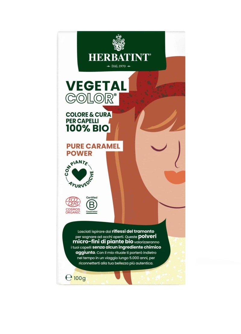 Īslaicīga efekta matu krāsa Herbatint, Kkarameļu Vegetal Color - Pure caramel power / Karameļu 100g. Īslaicīga efekta matu krāsa Herbatint, matu krāsa bērniem, tonējoša matu krāsa