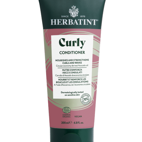 CURLY conditioner, matu kondicionieris sproganiem matiem no Herbatint.