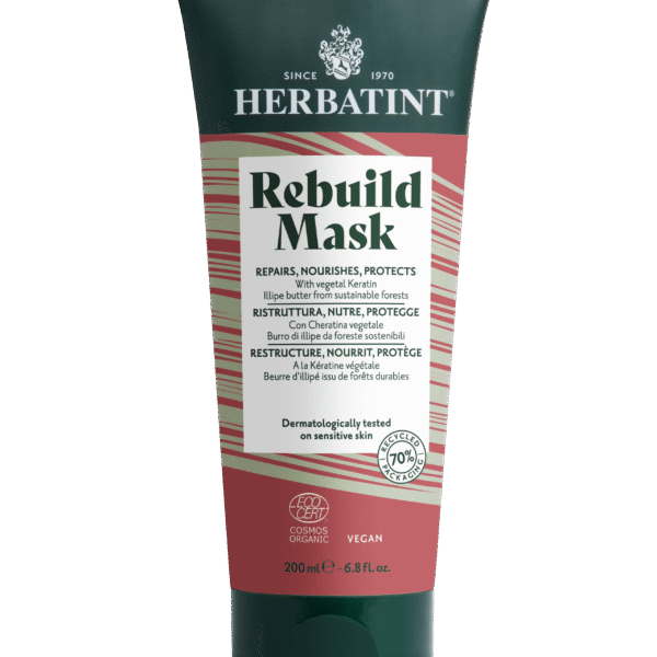 Rebuild mask / Atjaunojoša matu maska no Herbatint. Dabīga matu maska