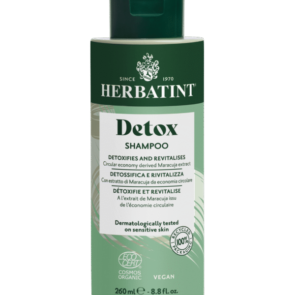 Detox shampoo, attīroš šampūns galvas ādai.