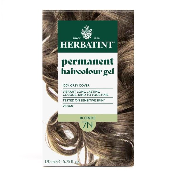 Matu krāsa Herbatint 7N Blonde / Blonda , matu krāsa bez amonjaka, Matu krāsa sirmiem matiem
